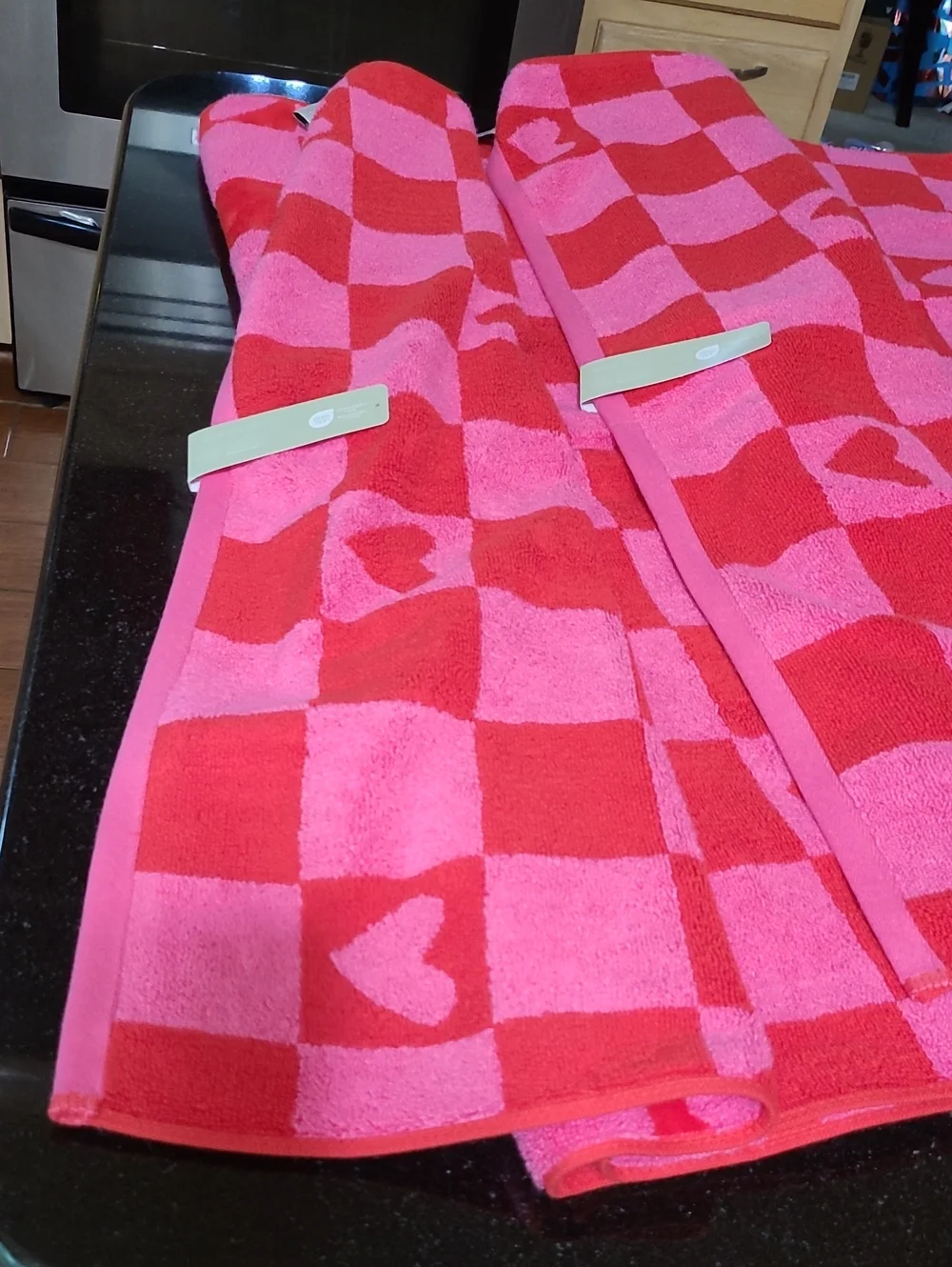 Peri Home Game Of Love Checkerboard Towel Set